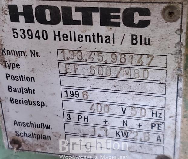 Used 1996 Holtec EF 600/M80 used pack Saw