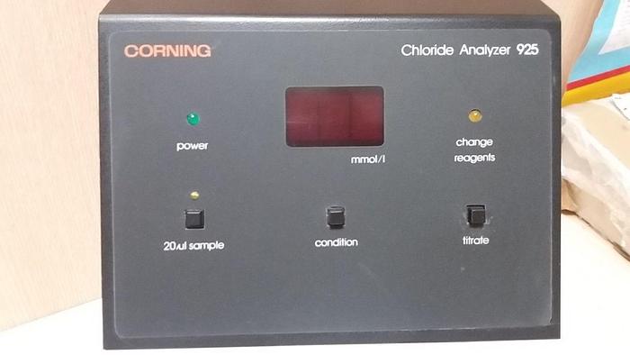 Used For Sale CORNING CHLORIDE ANALYZER 925 Chemistry Analyzer