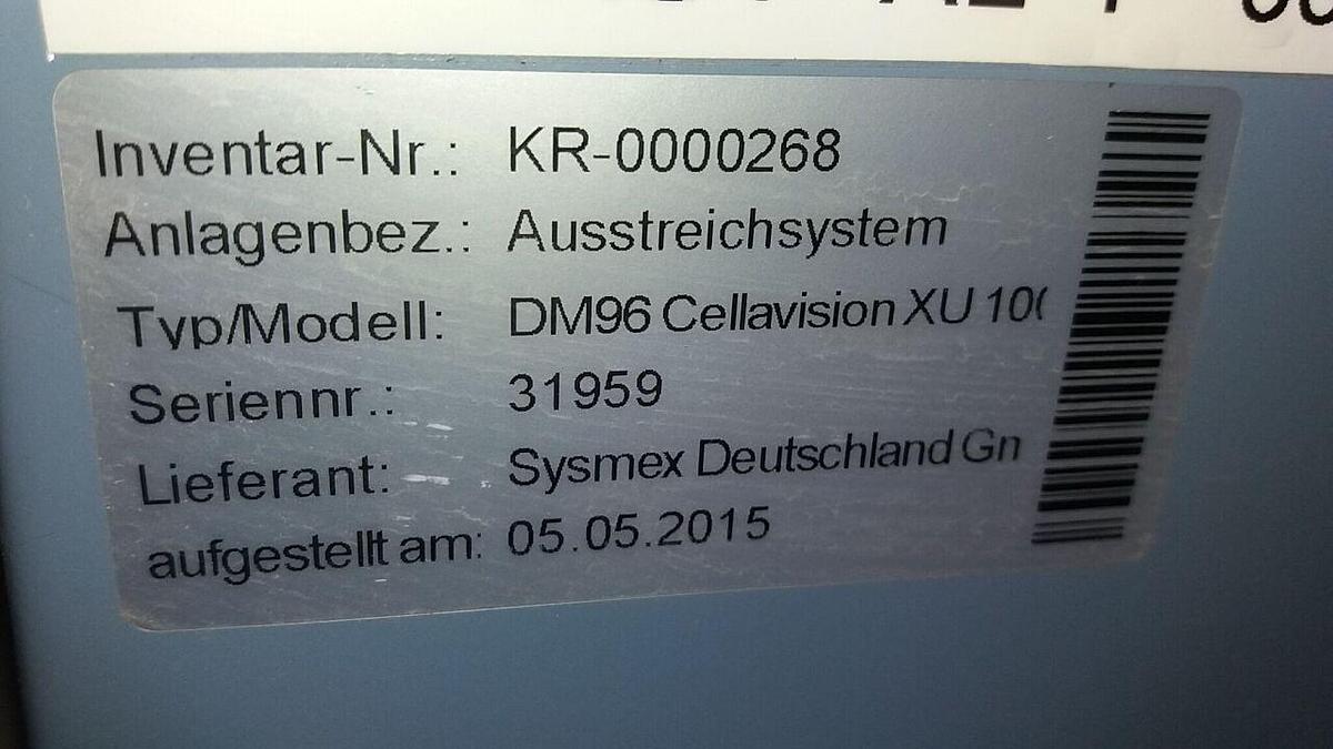 Used SIEMENS Cellavision DM96 XU 10