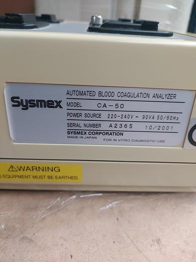 Used Sysmex Ca50