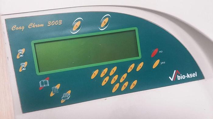 Used For Sale BIO-KSEL COAG CHROM 3003 Coagulation Analyzer