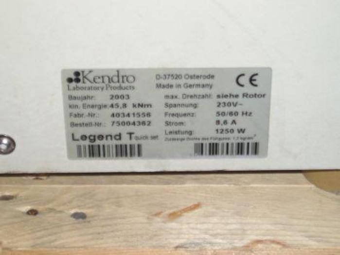 Used For Sale SORVALL MIC-0019E Legend Centrifuge