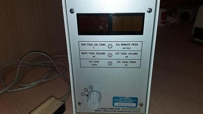 Used For Sale SIEMENS-ELEMA CA 930 Co2 Analyzer