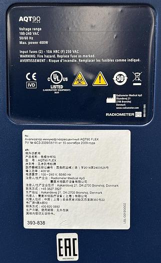 Used Radiometer, AQT90 FLEX