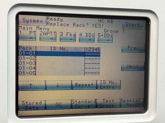 Used CA-660, Sysmex