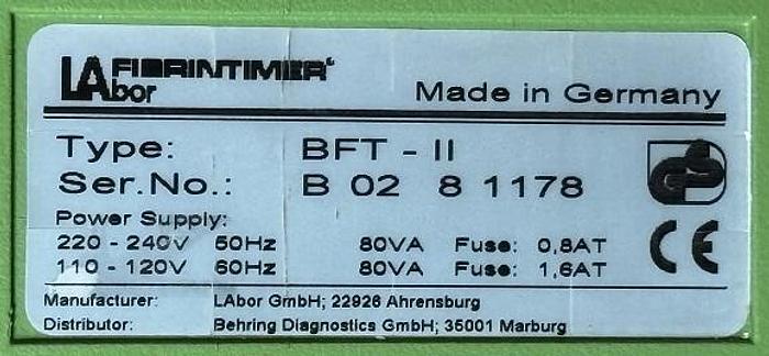 Used SIEMENS BFT II