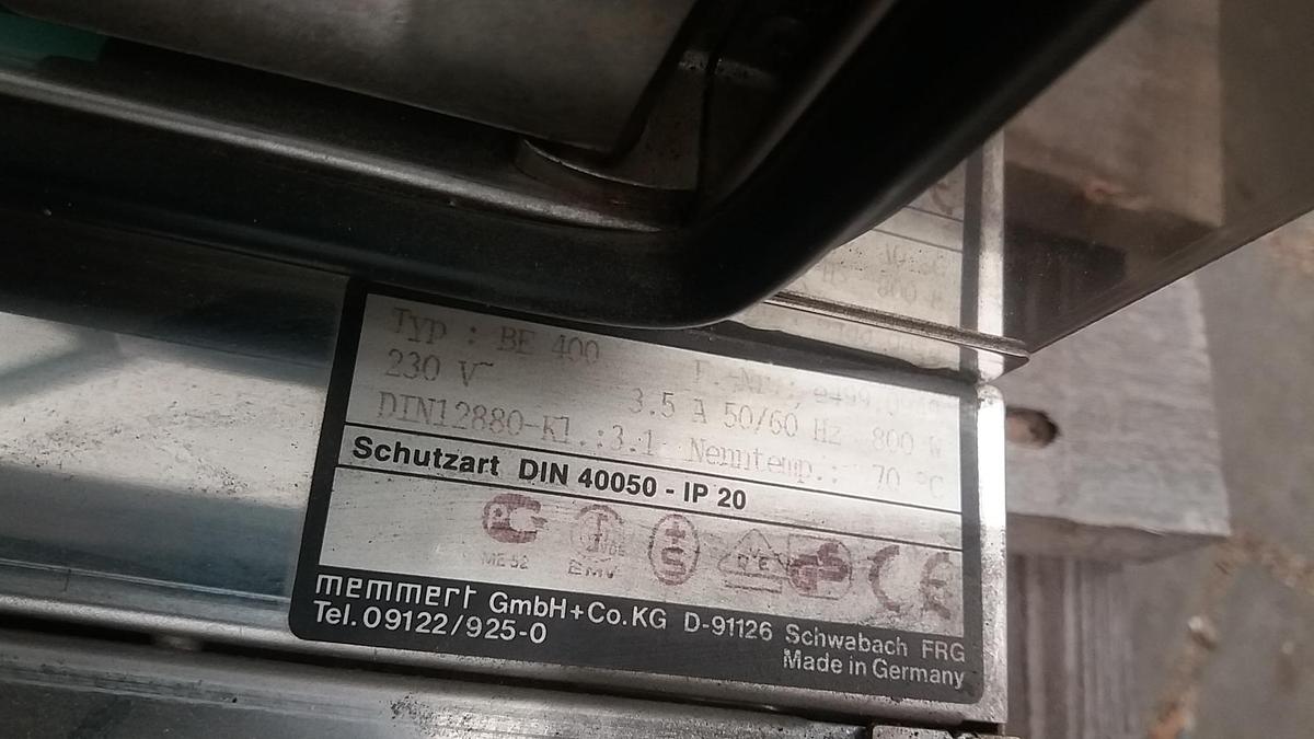 Used MEMMERT BE 400