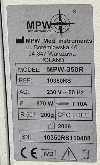 Used  MPW-350R