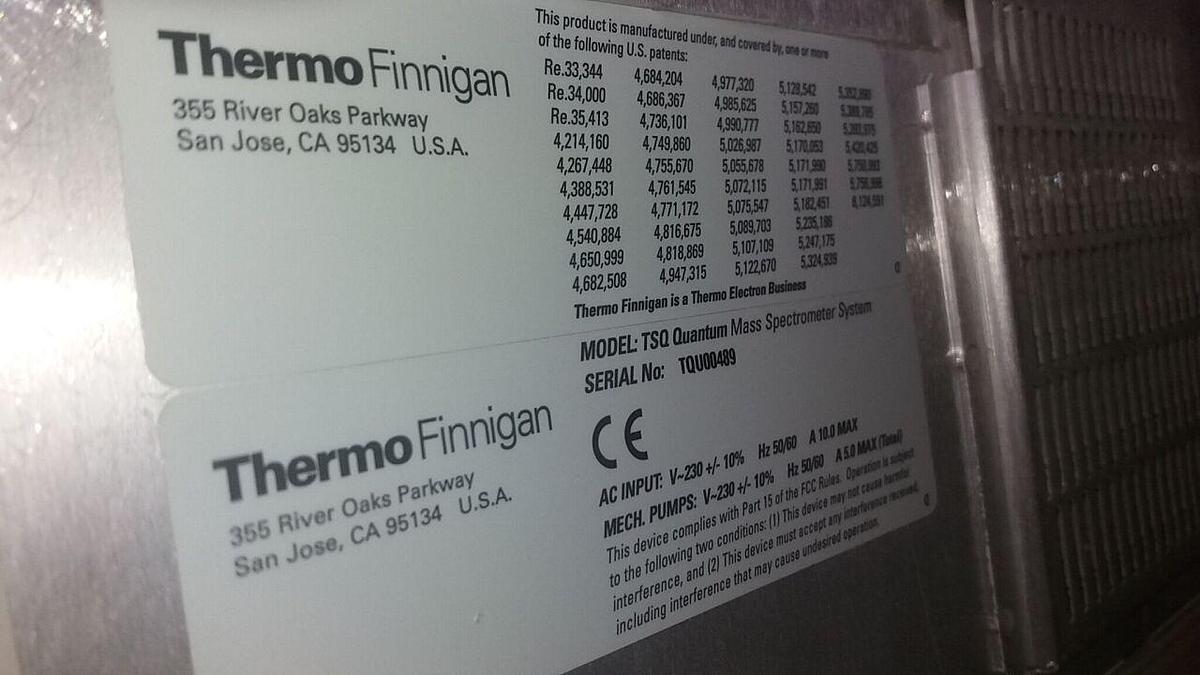 Used THERMO FINNIGAN TSQ Quantum Ultra