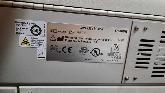 Used SIEMENS Immulite 2000