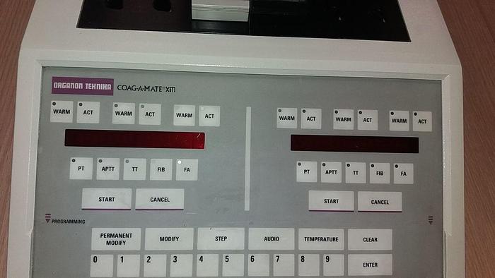 Used For Sale ORGANON TEKNIKA COAG-A MATE XM Coagulation Analyzer
