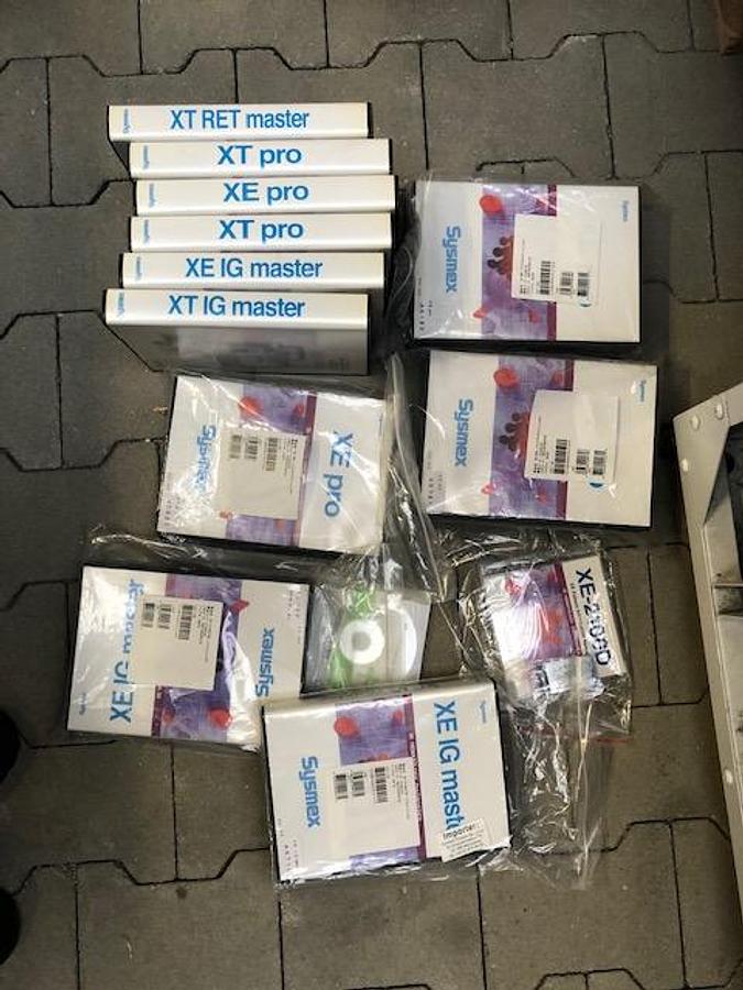 Used Sysmex HST line with 3 x Sysmex XE2100