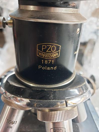 Used Microscope PZO Warsaw