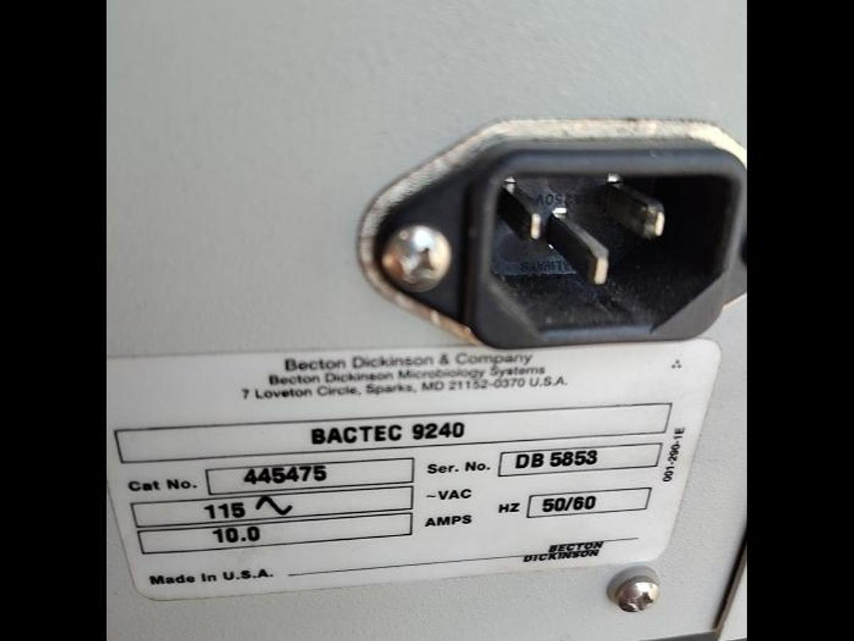 Used For Sale BACTEC 9240