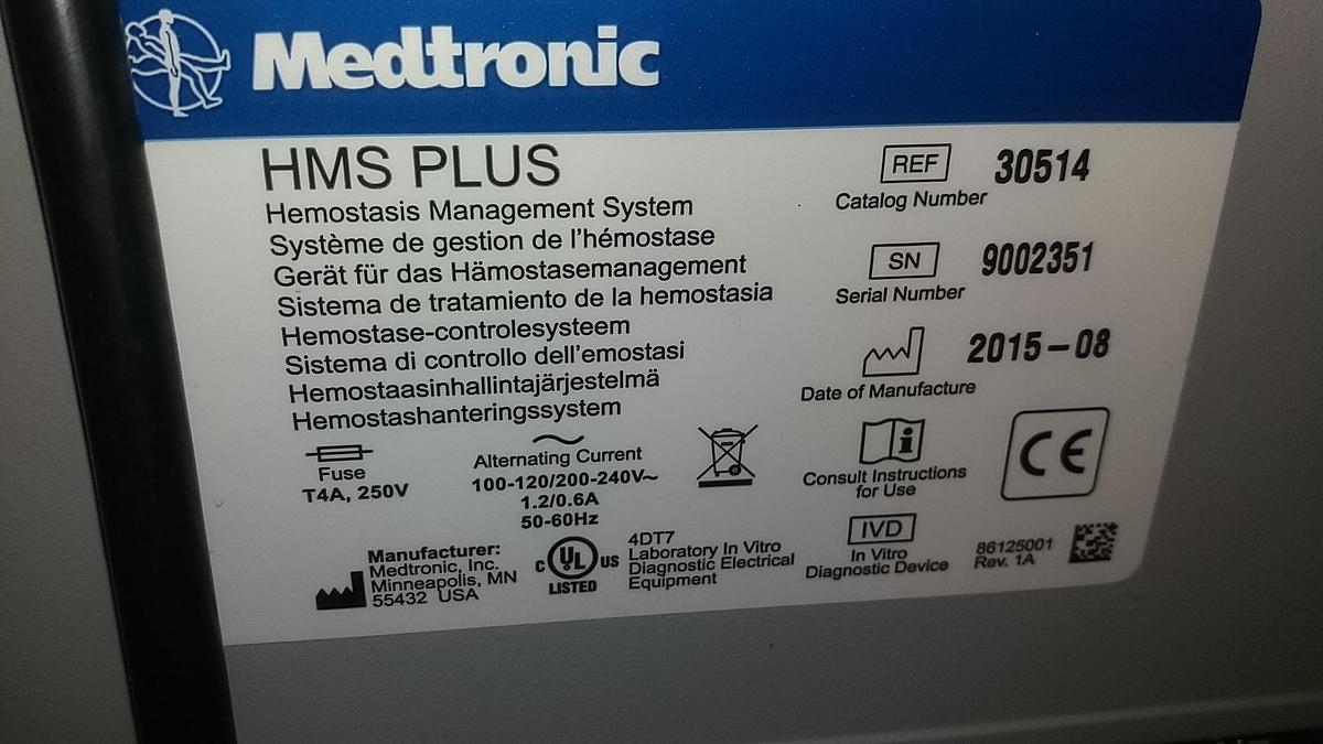 Used Hepcon HMS (Medtronic)