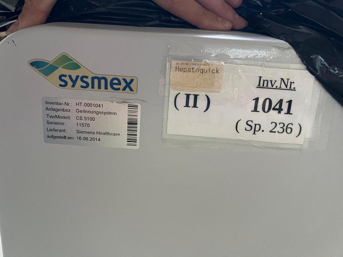 Used 2013 SYSMEX CS 5100