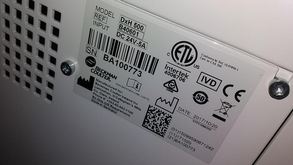 Used Beckman Coulter DXH 500