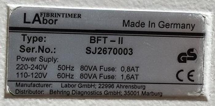 Used SIEMENS BFT II