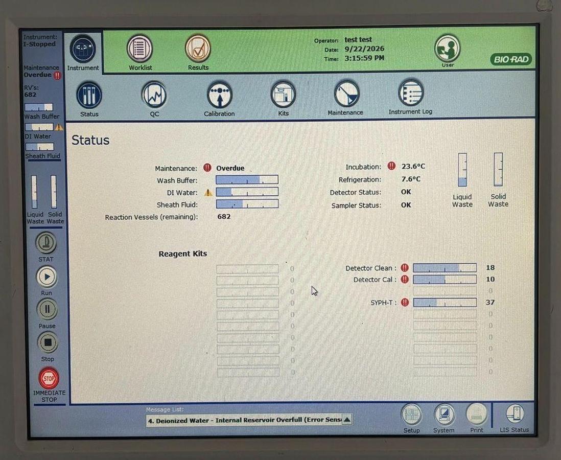 Used BIO-RAD BIOPLEX