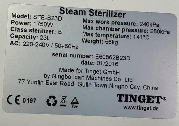 Used Tinget GmbH, STE-B23D