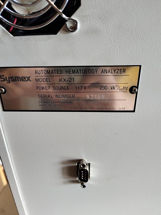 Used SYSMEX KX 21