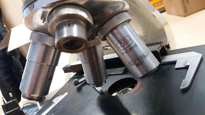 Used For Sale PZO WARSZAWA . Microscope