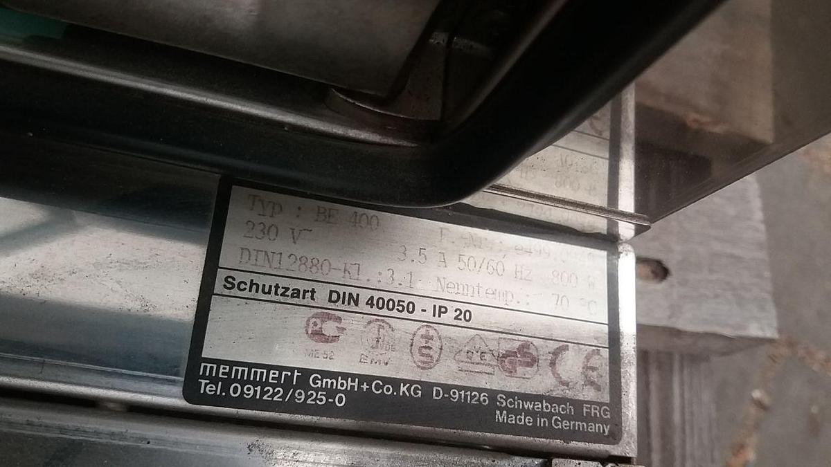 Used MEMMERT BE 400
