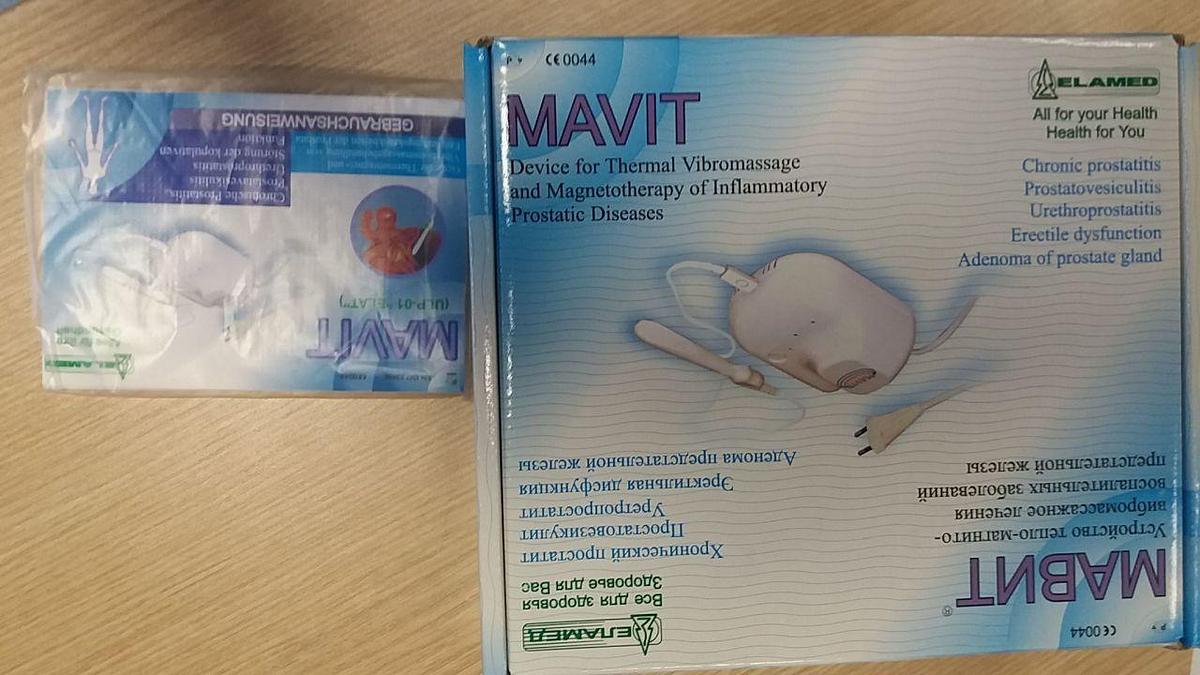 Used ELAMED MAVIT device for Magnetotherapy of Inflammatory Prostatic Diseases