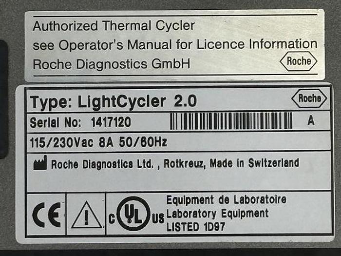 Used Roche, LightCycler 2.0