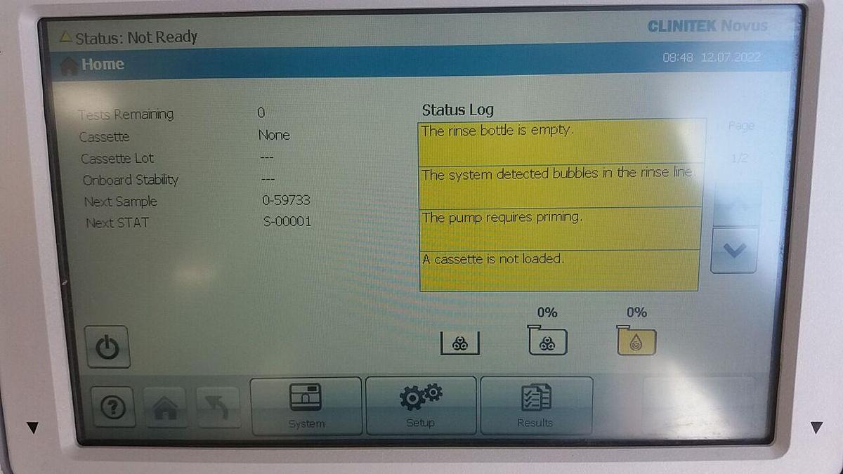 Used SIEMENS CLINITEK NOVUS