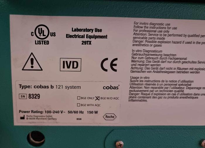 Used Roche Cobas b221