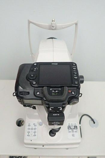 Used Topcon TRC-NW8F Myd/Non-Mydriatic Retinal Camera W/ Power Table & Nikon Camera