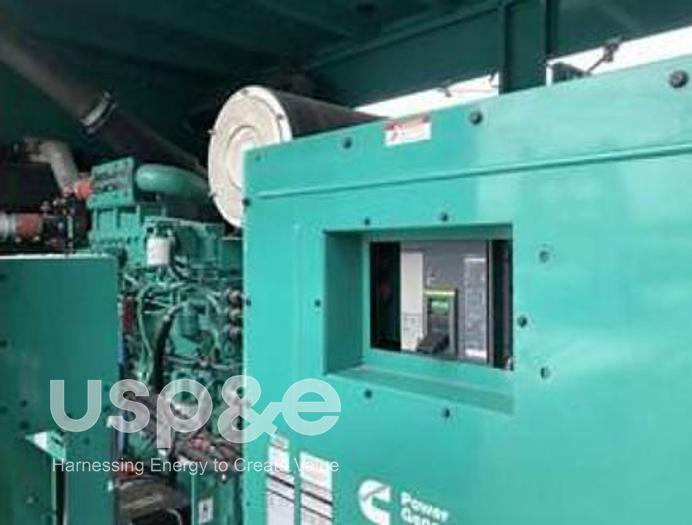 Used .80 MW 2013 Used Cummins QSK23-G7 Diesel Generator Sets