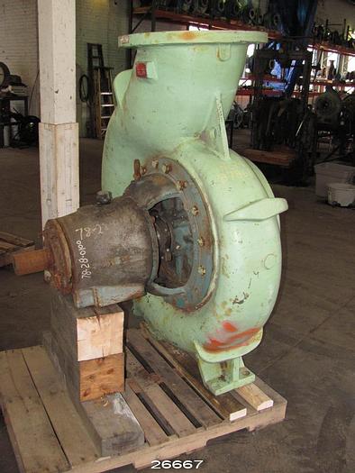 Used Goulds 3175 Goulds 3175, 18X18X22, 6 Vane Impeller, 21.75 X 20.75 Diameter Impeller, Stainless Steel Casing, Stainless Steel Impeller, Stainless Steel Stuffing Box, Stainless Steel Suction Side Plate, Packing, 11000 Gpm, 885 Rpm, 68 Ft Head #26667