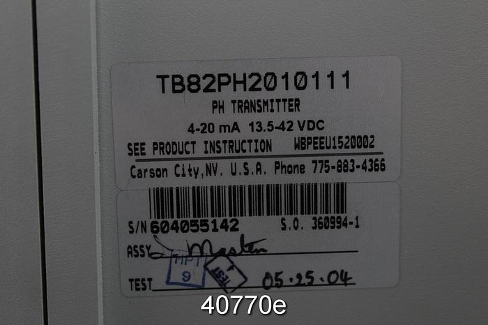 Unused ABB Two-Wire Ph/ORP/pION Transmitter #40770