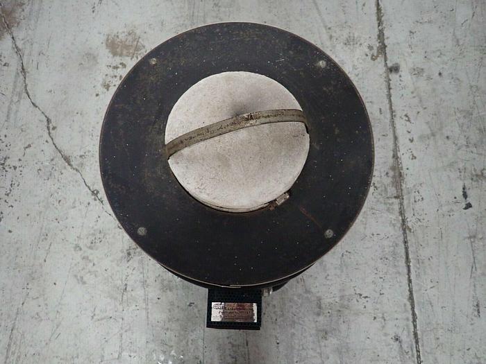 Used Mellen Model CC12-5 x 12M Cylindrical Tube Crucible Furnace with Lid