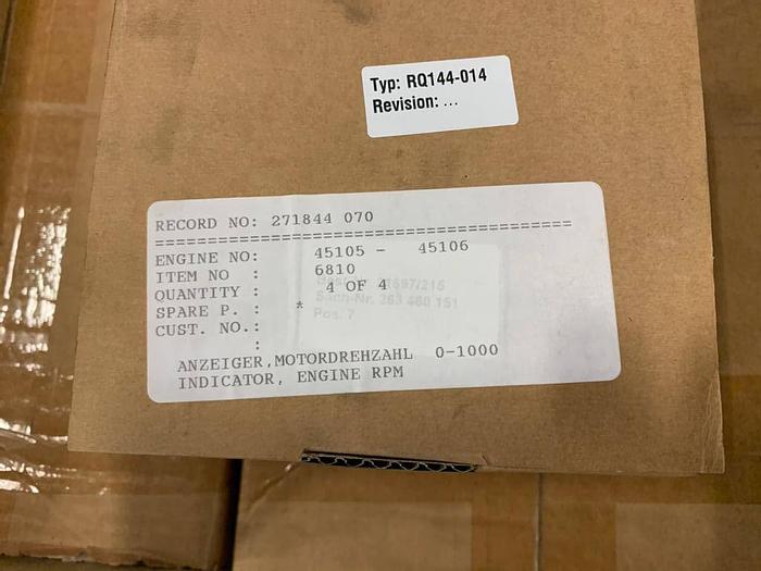 Mak 6M25C marine propulsion engine unused with spares and certificates.