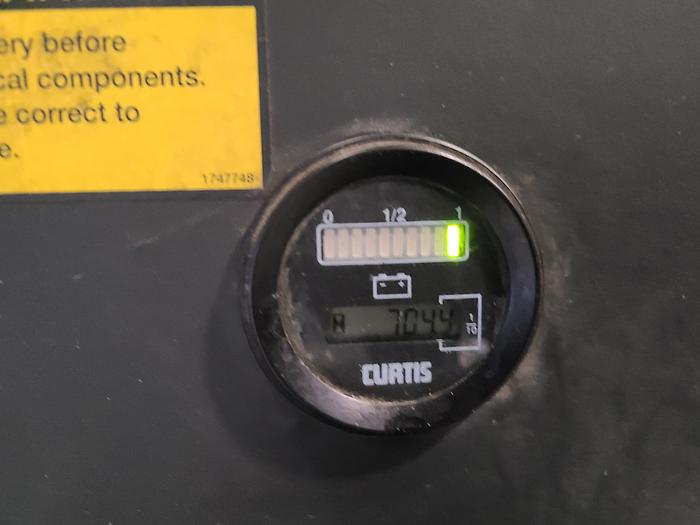 Used Clark 1500 Lb Pallet Jack Fork Lift Model CSM7 Lift Height 88" Power Lift & Power Drive