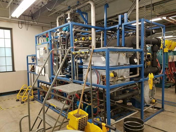 Used Tiyoda Serec Vacuum Degreasing System Dual Chambers Dissolves Cleans Rubber & Plastic off Metal Complete System