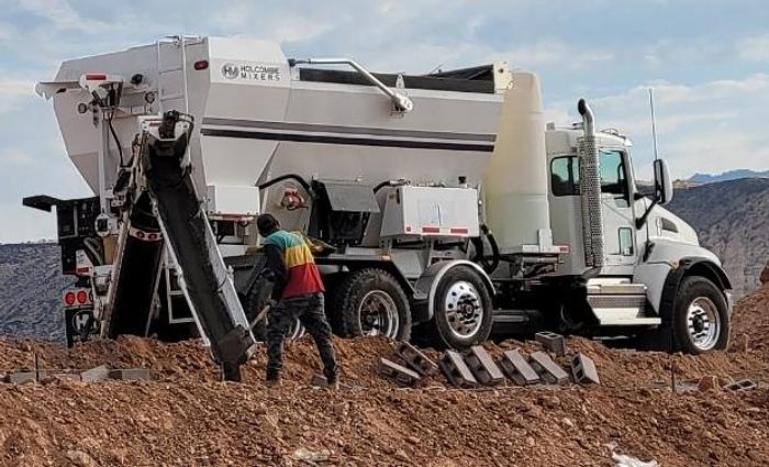 Used 2021 Holcombe 10 Yard Volumetric Mixer Truck