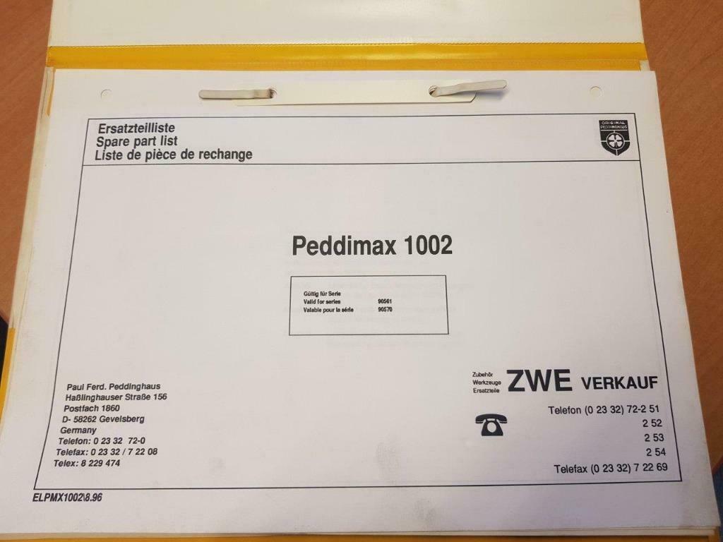 Gebruikt 1996 PEDDINGHAUS Peddimax 1002