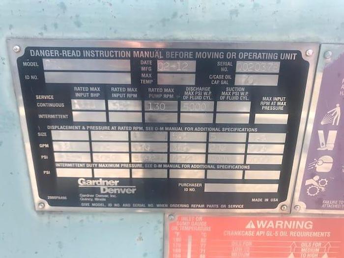 Used 2 New PZ-9 1000 HP Gardner Denver Triplex Mud Pumps