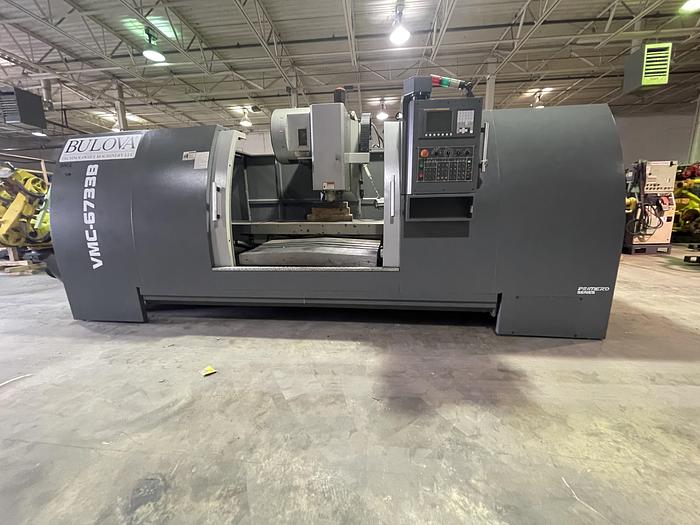 Used BULOVA VMC-6733B VERTICAL MACHINING CENTER, 67" X 33" X 28", FANUC Oi-MD CONTROL, NEW 2018 #104841
