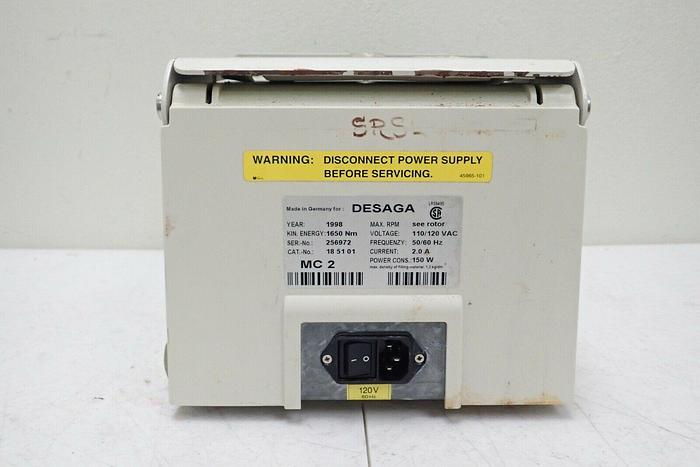 Used Desaga MC 2 Centrifuge w/ Rotor