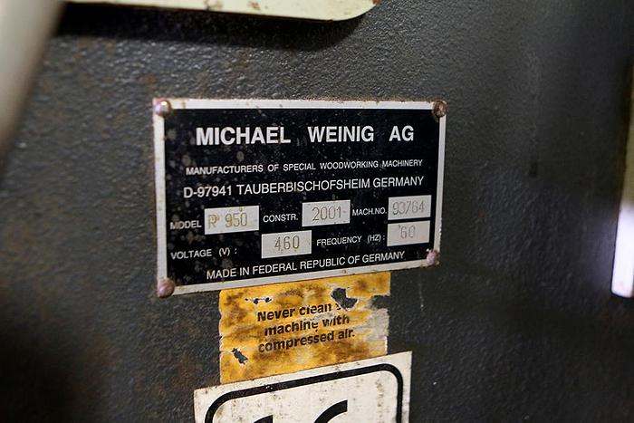 Used 2001 Weinig Rondamat 950 Grinder