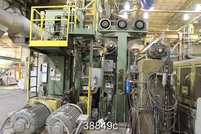 Used Beloit SFM Slitter Rewinder, 7500 Fpm, 90" Max Unwind Diameter, 60" Rewind #38849