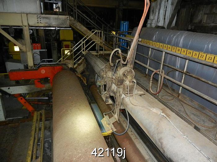 Used Beloit Reel, 185" Drum Face With Spools and Controls #42119