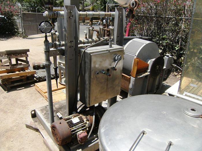 Used Filter, Rotary, Vac, 3' x 1', Komline Sanderson, FRP, Belt #S733000