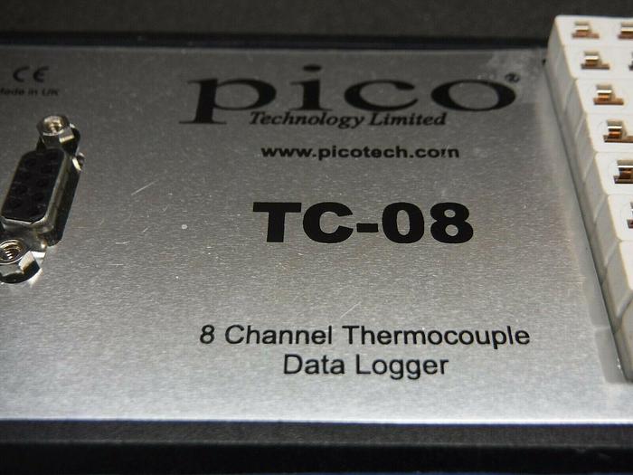 Used Pico Technology Limited, TC-08, RS232, 8 Channel Thermocouple Data Logger