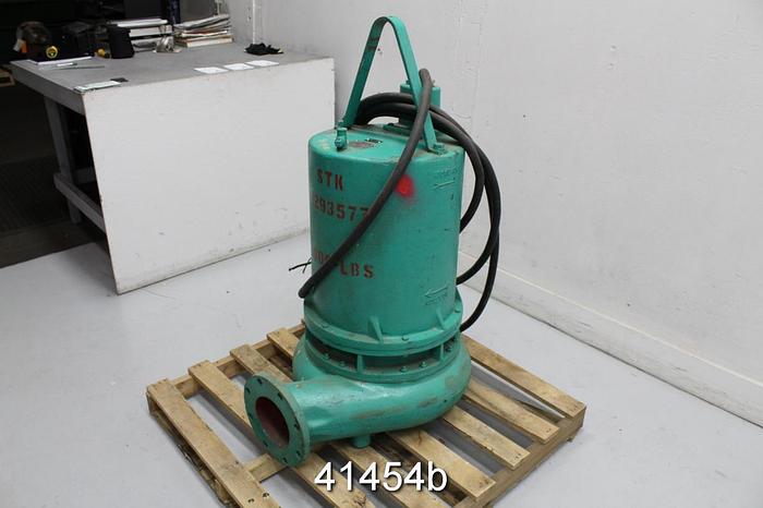 Used Barnes 6SE18044L Submersible Pump, 6" Inlet, 9.6" Impeller #41454